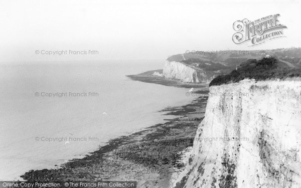 Photo of St Margaret's Bay, The Beach And Cliffs c.1965