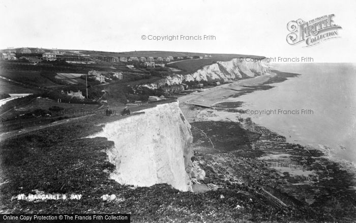Photo of St Margaret's Bay, The Cliffs c.1900