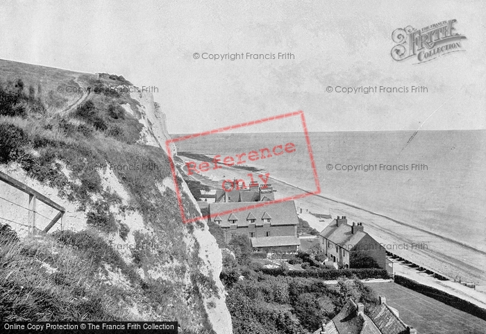 Photo of St Margaret's Bay, The Hotel, From The Cliffs c.1895