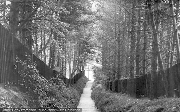 Photo of St Margaret's Bay, The Pilgrim's Walk (216 Steps) c.1955