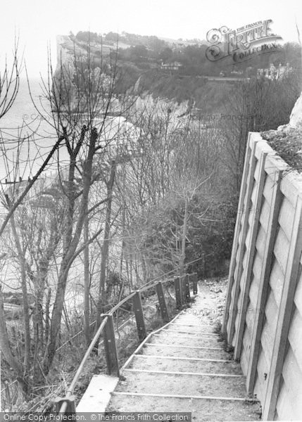 Photo of St Margaret's Bay, The Zig Zag To The Beach c.1960
