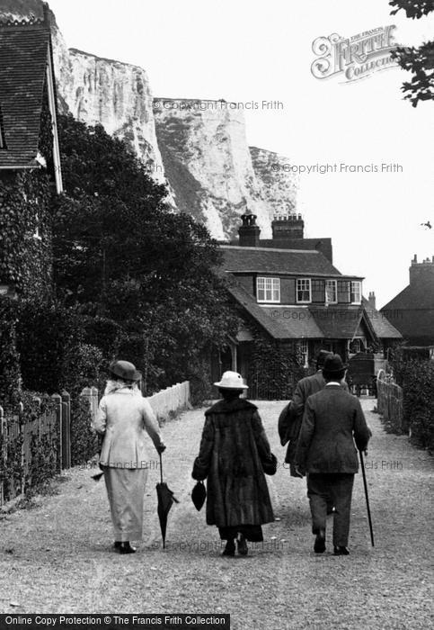 Photo of St Margaret's Bay, Walking Along The Undercliff 1918