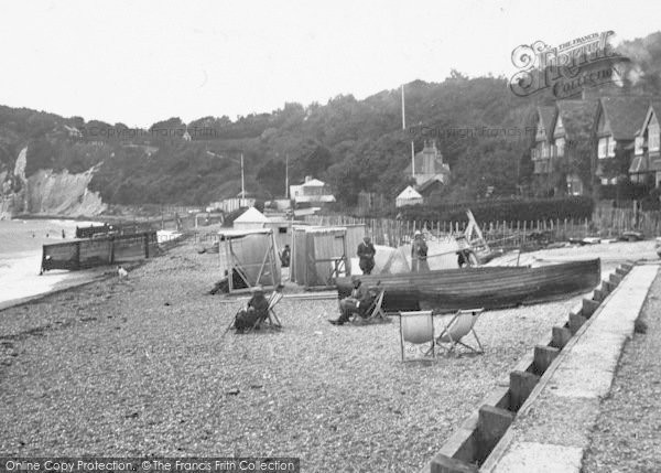 Photo of St Margaret's Bay, West Beach 1918