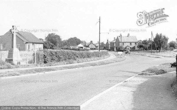 Photo of St Martins, The War Memorial c.1958