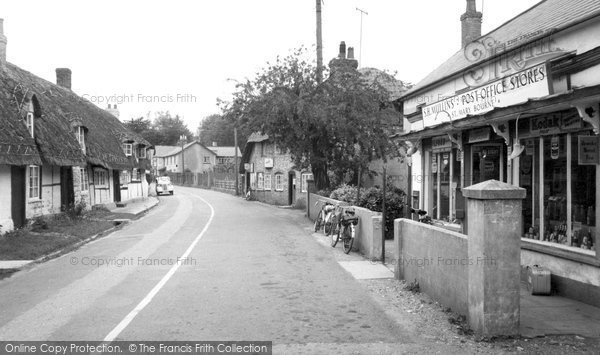 Photo of St Mary Bourne, Post Office Stores c.1955