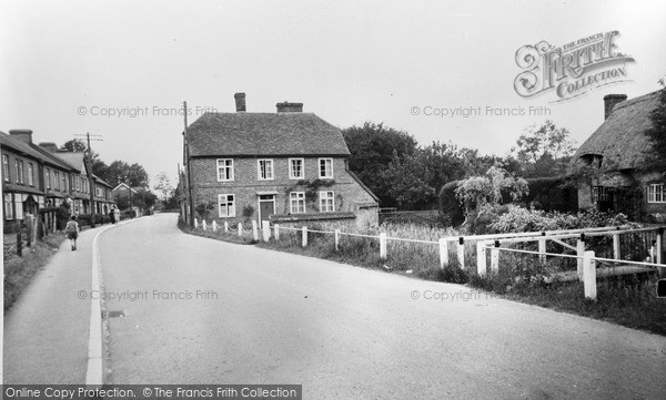 Photo of St Mary Bourne, The Village c.1955