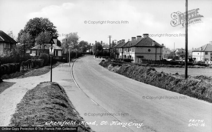 Photo of St Mary Cray, Chelsfield Road c.1955