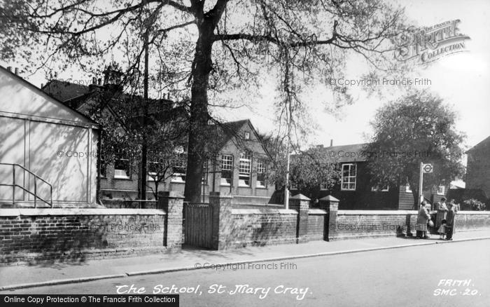 Photo of St Mary Cray, The School c.1955