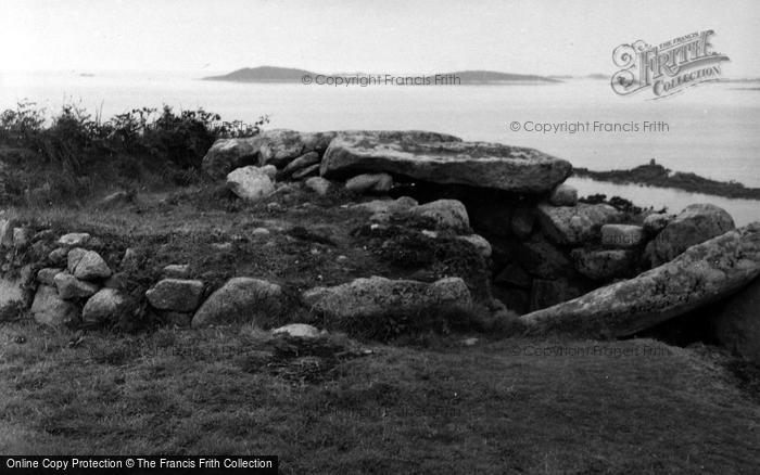 Photo of St Mary's, Bant's Carn Burial Chamber 1958