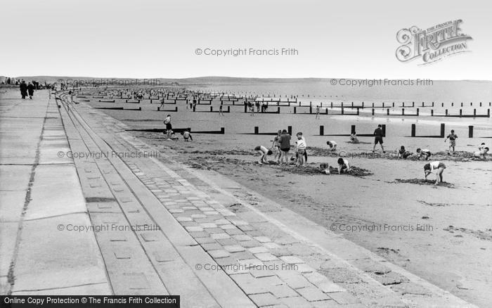 Photo of St Mary's Bay, The Beach c.1960