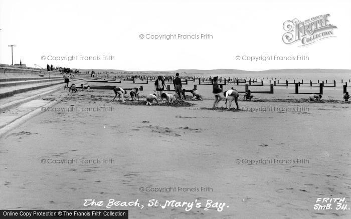 Photo of St Mary's Bay, The Beach  c.1960