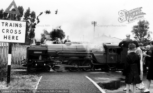 Photo of St Mary's Bay, The Miniature Train Leaving Station c.1960