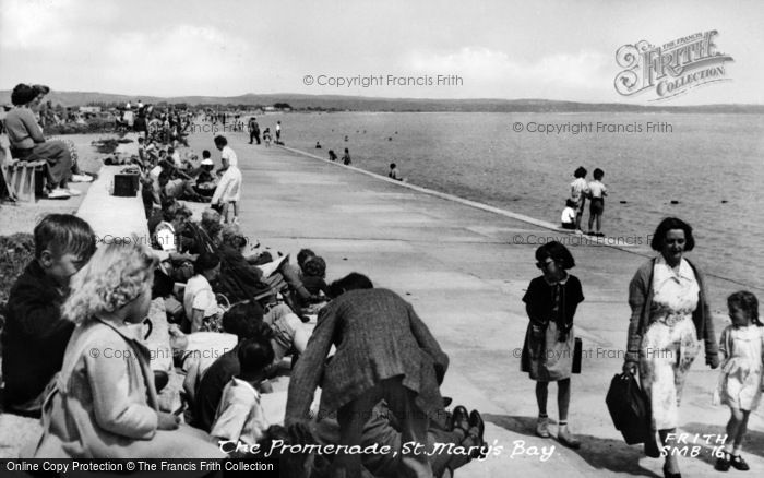 Photo of St Mary's Bay, The Promenade c.1955