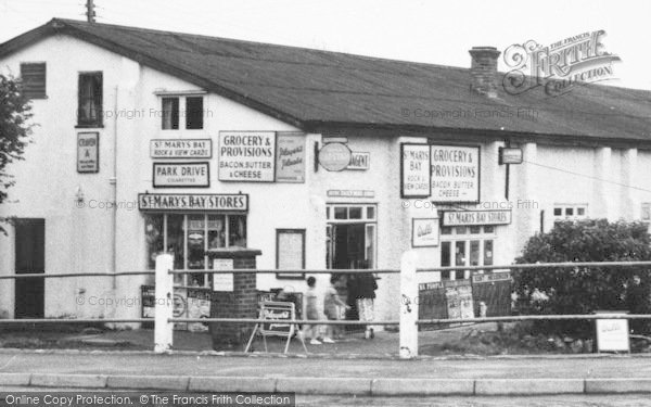Photo of St Mary's Bay, The Stores c.1960
