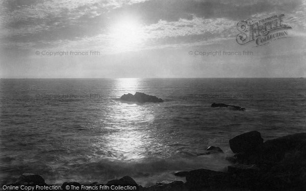 Photo of St Mary's, Evening Seascape 1892