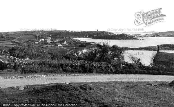 Photo of St Mary's, Harbour From Golf Links c.1955