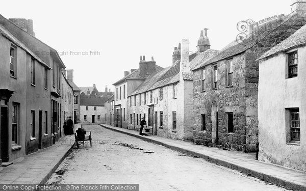 Photo of St Mary's, Hugh Town c.1864
