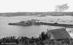 St Mary's, Hugh Town Harbour c1955