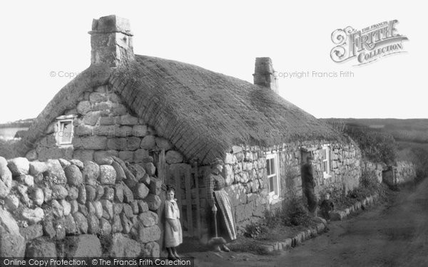 Photo of St Mary's, Old Cottage 1892
