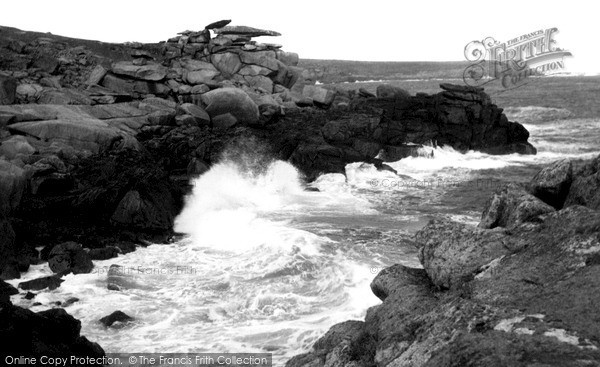 Photo of St Mary's, Peninnis Head, Pulpit Rock c.1955