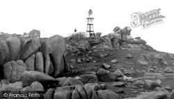 Peninnis Lighthouse And Rocks c.1965, St Mary's