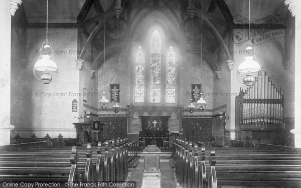 Photo of St Mary's Platt, The Church Interior 1901
