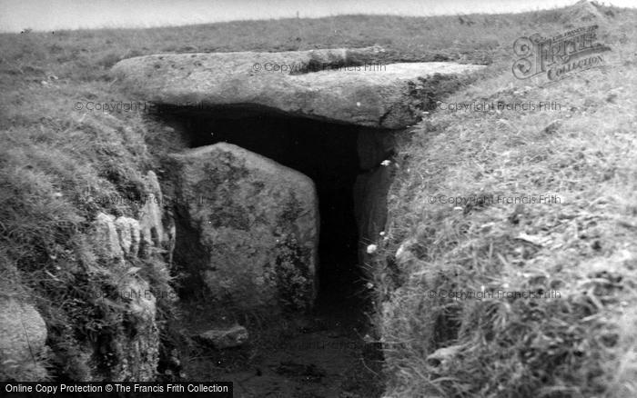 Photo of St Mary's, Port Hellick Down Burial Chamber 1958