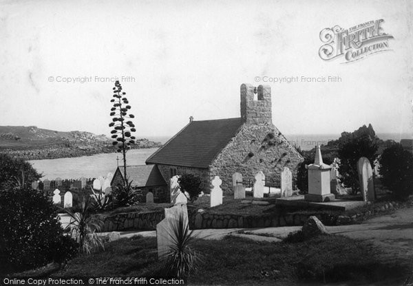 Photo of St Mary's, The Old Church With Flowering Agave 1894
