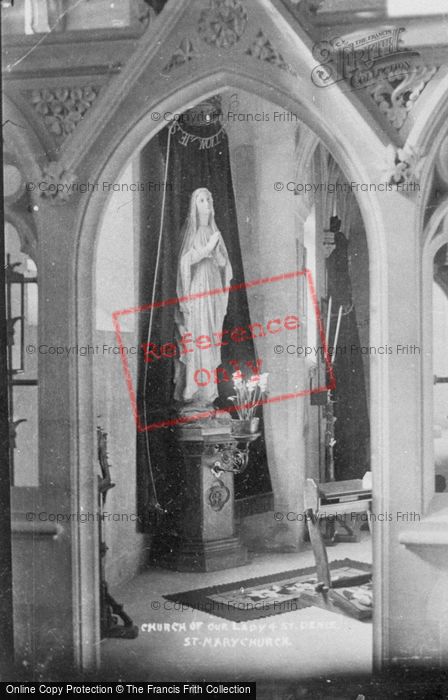Photo of St Marychurch, Church Of Our Lady And St Denis, Interior 1889