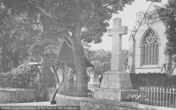 Photo of St Marychurch, Parish Church Lychgate And War Memorial 1927
