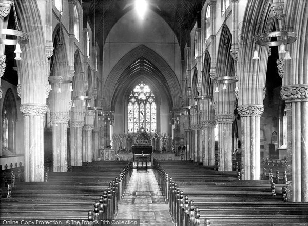 Photo of St Marychurch, The Parish Church Interior 1920