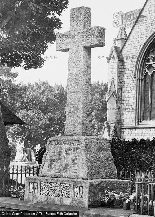 Photo of St Marychurch, War Memorial 1927