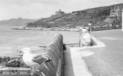 Castle From Marine Parade c.1955, St Mawes