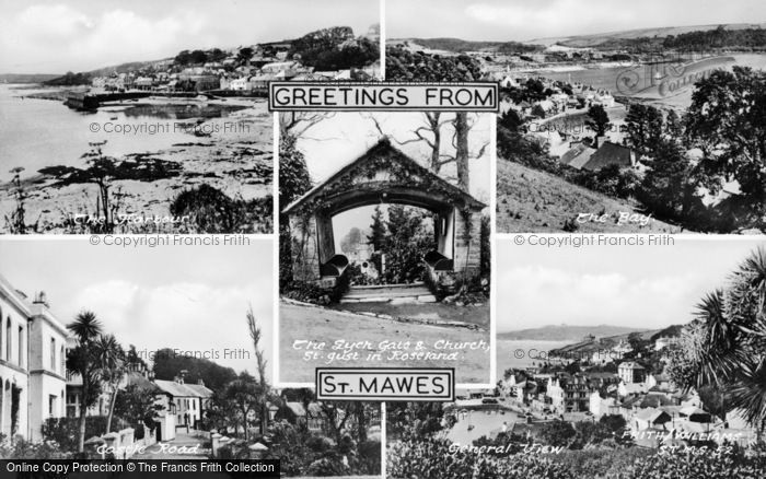 Photo of St Mawes, Composite c.1955