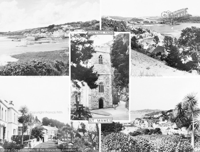 Photo of St Mawes, Composite c.1955