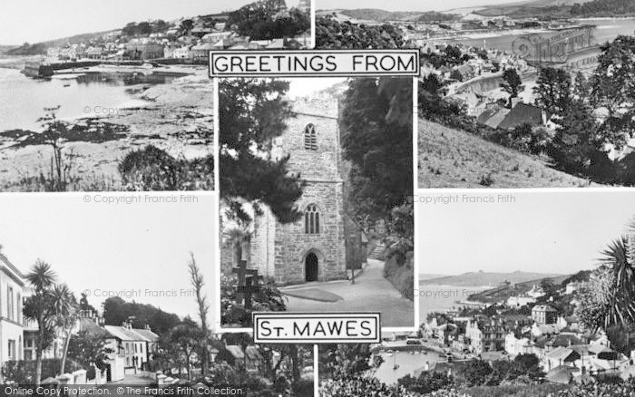 Photo of St Mawes, Composite c.1960