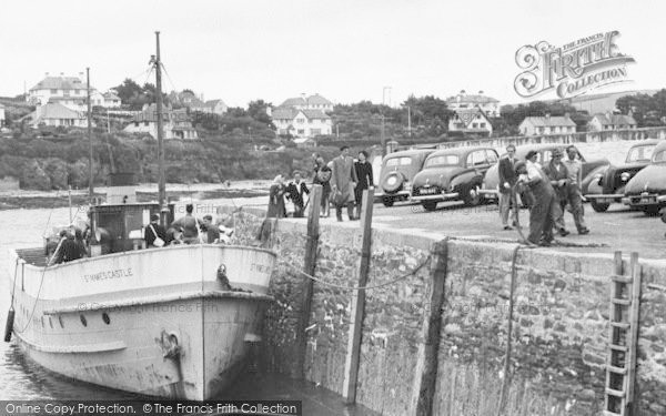 Photo of St Mawes, Disembarking The Falmouth Ferry c.1955