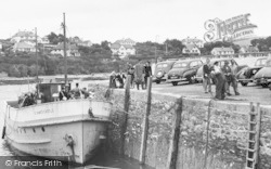 Disembarking The Falmouth Ferry c.1955, St Mawes