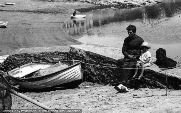 Photo of St Mawes, Father And Son 1930