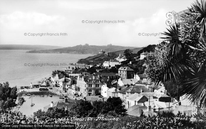 Photo of St Mawes, General View c.1955