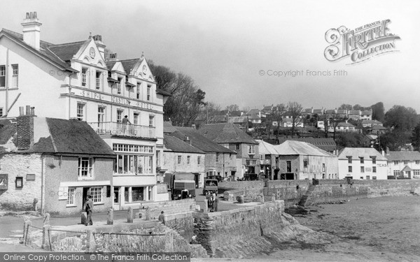 Photo of St Mawes, Marine Parade, Ship And Castle Hotel c.1955