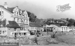 Marine Parade, Ship And Castle Hotel c.1955, St Mawes