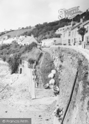 The Beach By Castle Road c.1960, St Mawes