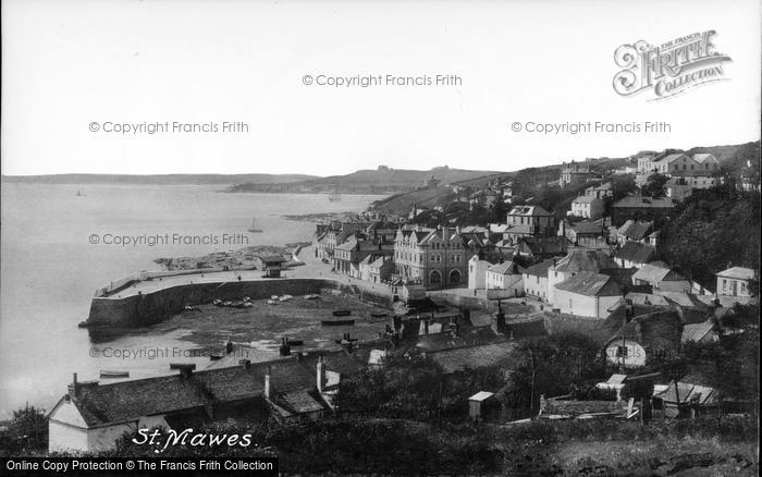 Photo of St Mawes, The Harbour c.1920