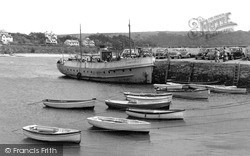 The Harbour c.1955, St Mawes