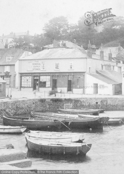 Photo of St Mawes, The Quayside, The General Supply Stores 1904