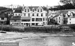 The Ship And Castke Hotel c.1955, St Mawes