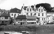The Ship And Castle Hotel c.1955, St Mawes