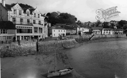 The Ship And Castle Hotel c.1955, St Mawes