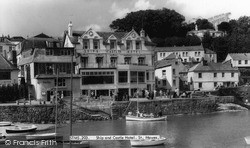 The Ship And Castle Hotel c.1960, St Mawes